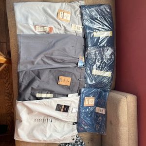 COPY - 36”w x 29”l ** 7 Pairs Never Worn with Tags **  Haggar Pants and Jeans
